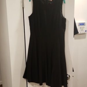 Calvin Klein black sleeveless dress size 16